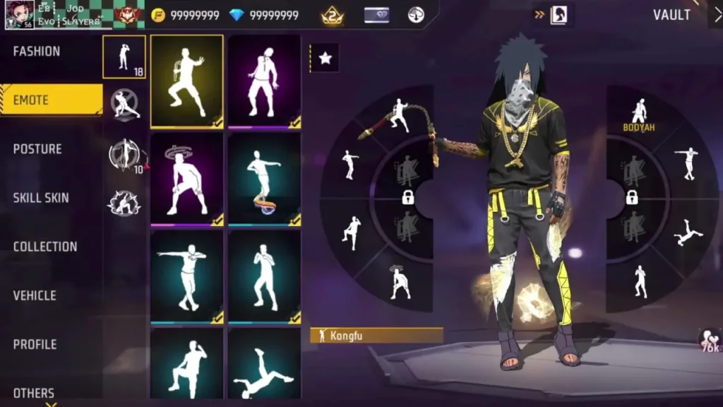 Key features: Unlock Skins And Emotes