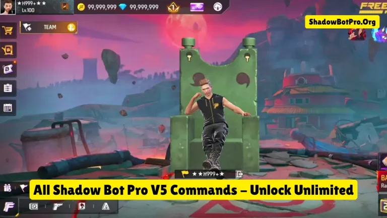 Shadow Bot Pro V5 Commands: Unlock Unlimited in Free Fire